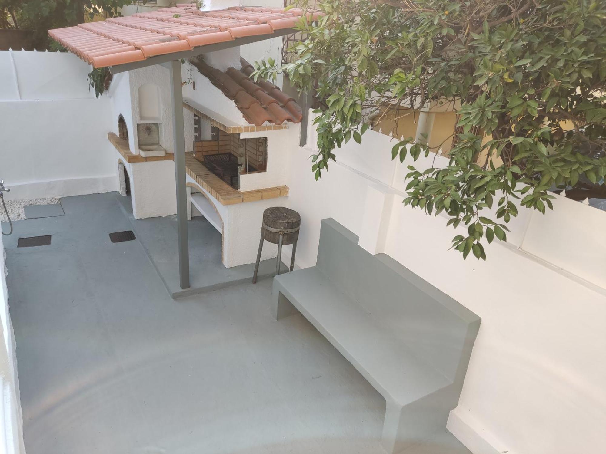 Seaside House In Nea Makriヴィラ エクステリア 写真